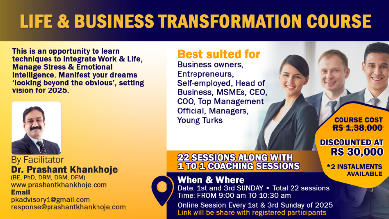 Life & Business Transformation Course